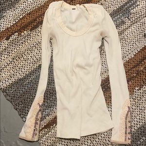 free people cuff shirt